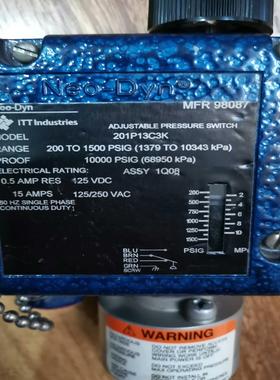 ITT Neo-Dyn 压力开关 201P13~询价