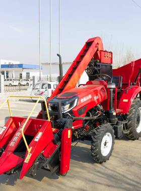 3行corn picker玉米收获机联合收割机出口茎穗兼收玉米扒皮脱粒机