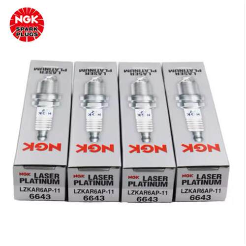 铂金NGK SPARK插头6643 LZKAR6AP-11 22401-ED815 适用汽车火花塞