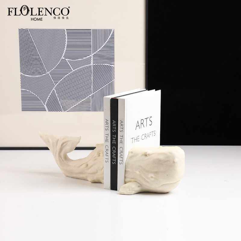 现代极简砂岩抽象鲸鱼书挡别墅办公室书柜桌面书靠新奇特装饰摆件,鲜花速递/花卉仿真/绿植园艺,其它园艺用品,淘宝优惠券,粉丝福利购,淘宝优惠卷