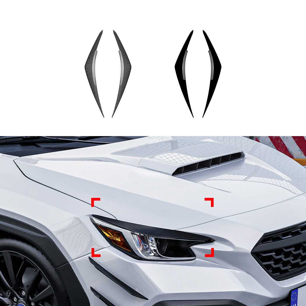 适用斯巴鲁Subaru WRX STI VB 2022+前大灯灯眉车贴外饰跨境改装