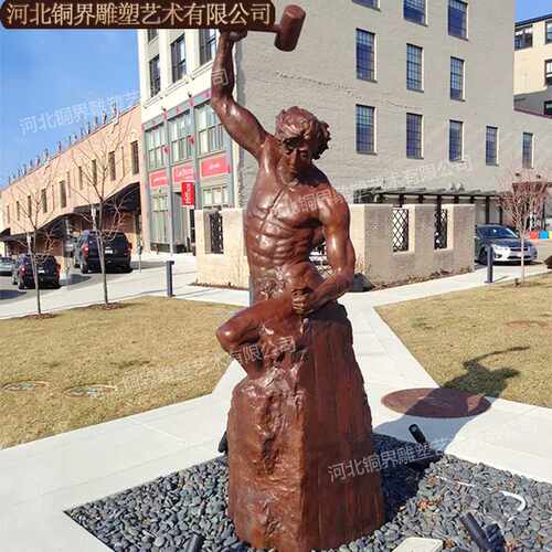 铸铜自我完善雕塑人物自我塑造Self sculpting bronze sculpture
