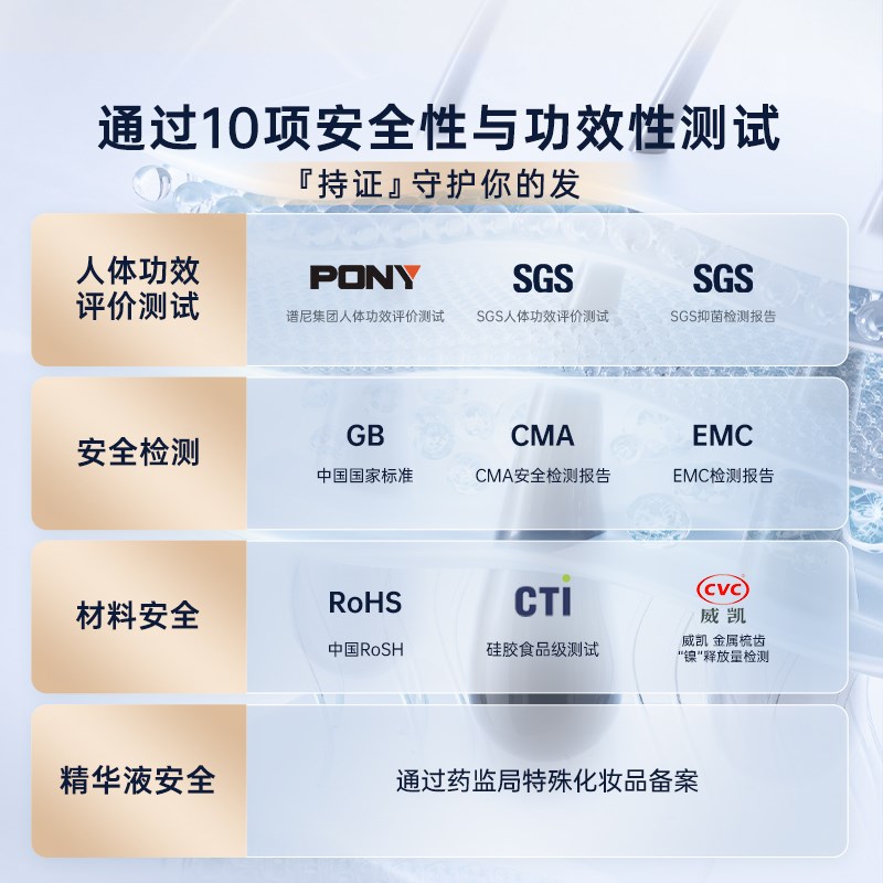 艾诗摩尔红光健发梳电动头皮护理精华导入按摩上药养发防脱发生仪