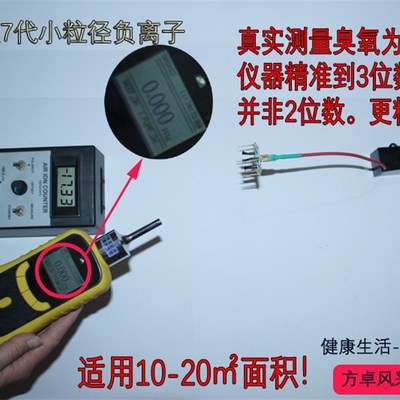 2022版七代高浓度小粒径负离子发生器 无静电臭氧 生态净化指示灯