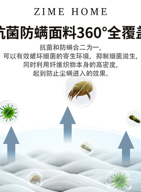 100支500根阻螨床单单件埃及棉纯棉高档母婴级A类三件套床笠秋冬