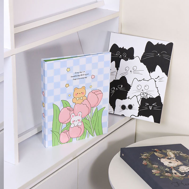 去造未来a4纸板活页外壳大容量收纳册文件资料追星小卡收集相册本