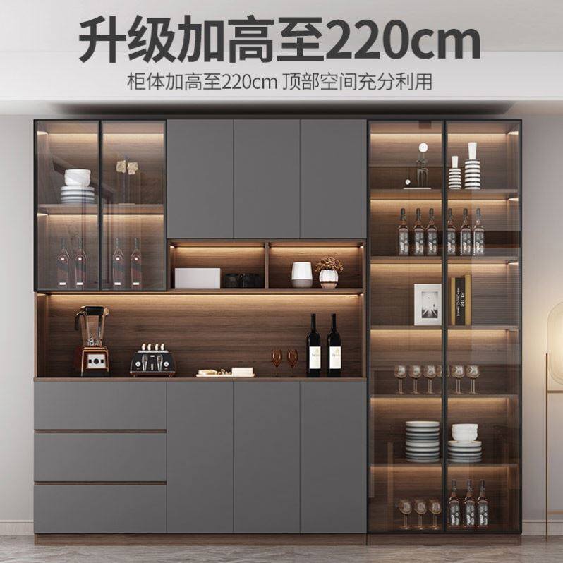 餐柜一体靠墙高柜轻奢家用客厅酒柜饭厅茶水柜厨房置物储物边柜,商业/办公家具,办公茶水柜,淘宝优惠券,粉丝福利购,淘宝优惠卷