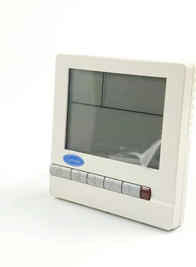 婵筠开利中央空调液晶温控器TMS710SA风机盘管三速开关控制面板TM