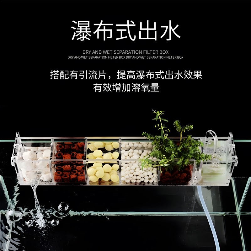 超静音鱼缸过滤器三合一体机增氧泵金鱼氧气小型净水循环水泵乌龟