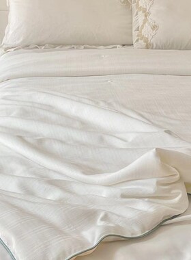 强推!出欧美 糕端轻奢 水洗贡缎棉百分比蚕丝夏被柔软蓬松被子