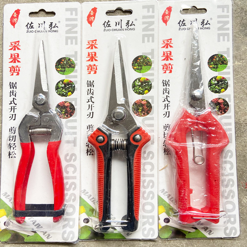 果树专用摘果 剪刀稀果剪刀月季花卉不锈钢剪刀园艺专用剪刀