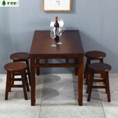 快餐 小吃 农家乐 实木 火锅 面馆 酒吧 碳化长条桌 饭店桌椅组合