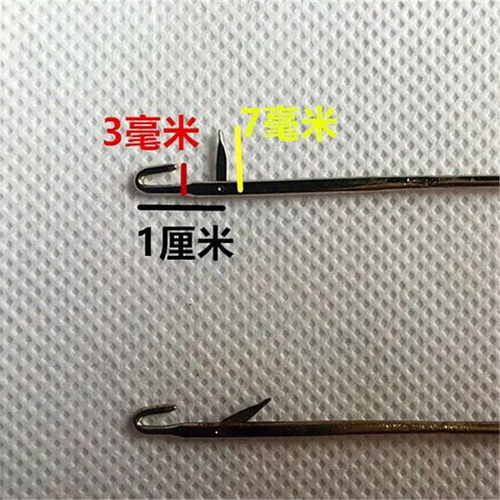 超长带舌钩 翻里器/翻带器不锈钢钩针串佛珠勾针钢丝长钩针手包邮