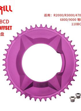 PASS QUEST X110 3-S 4爪 全封闭隐藏钉单盘 正负齿偏移量 SPRILL