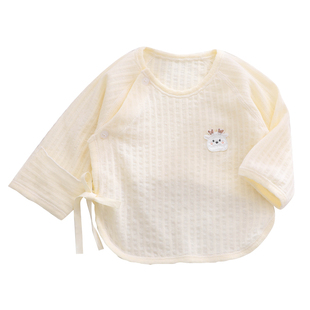 新生婴儿儿衣服夏季薄款52胎帽0一3月春秋初生胎儿a类59码半背衣