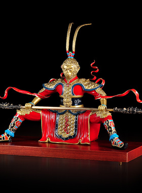 斗战圣佛孙悟空摆件铜工艺品家居客厅办公室桌装饰定制公司礼品