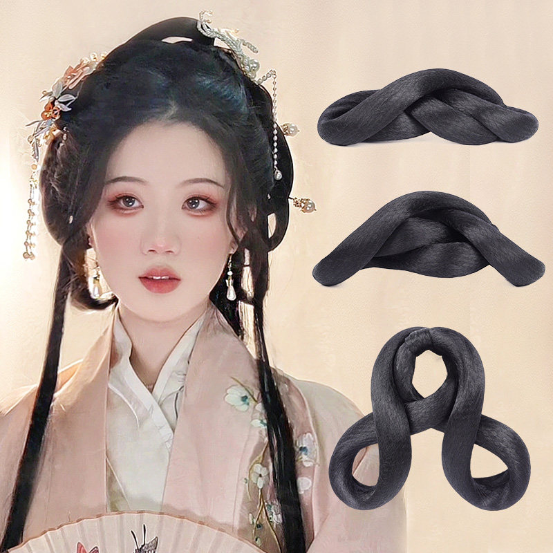汉服假发包百变环发髻唐风明制发型新手百搭日常汉服造型软发包,美发护发/假发,发包/丸子,淘宝优惠券,粉丝福利购,淘宝优惠卷
