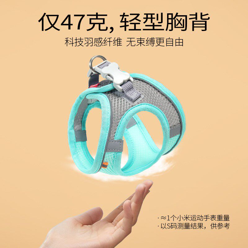 兔子牵引绳防挣脱专用溜兔子外出衣服防咬小侏儒兔遛兔栓绳子神器
