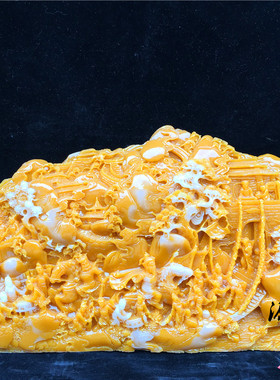 寿山石仿天然原石大摆件客厅玄关大石头福建桌面装饰观赏居家送礼