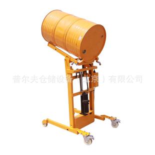 Oil Drum Stacker Truck Semi Electric Hydraulic Drum Rotator
