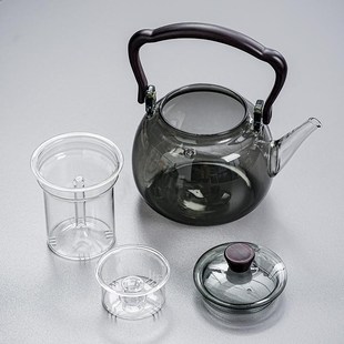 煮k茶器2024新款 水晶电陶炉套装 耐高温玻璃壶家用烧水壶泡茶煮茶