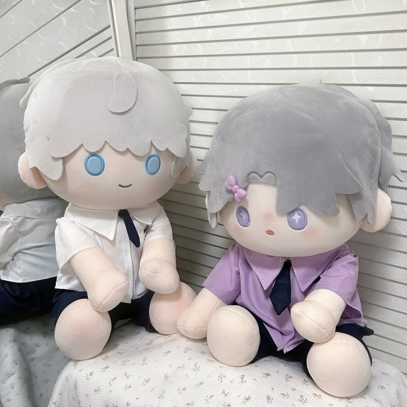 40cm坐姿娃h衣服棉花娃娃无属性一番公仔玩偶换装着替校服坐体套