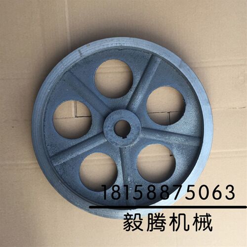 电机皮带轮双槽多槽三角带皮带盘各种b型铸铁120-500mm(空)2B