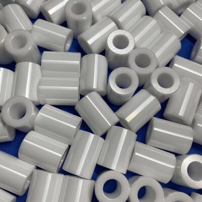 氧化锆陶瓷管陶瓷套外径15mm*内径8mm*长度20mm30mm内径正0.02内
