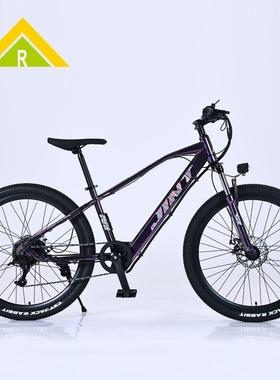 厂家JINT锂电山地车助力自行车变速内置减震越野成人骑行单车