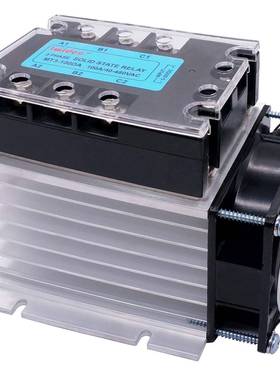 Twidec/3 相固态继电器 100DA SSR 继电器 DC 至 AC 40A 3-32VDC