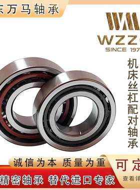 万马角接触小球H7008CTA-2RZ/P4SUL/DB/机床主轴轴承高速度