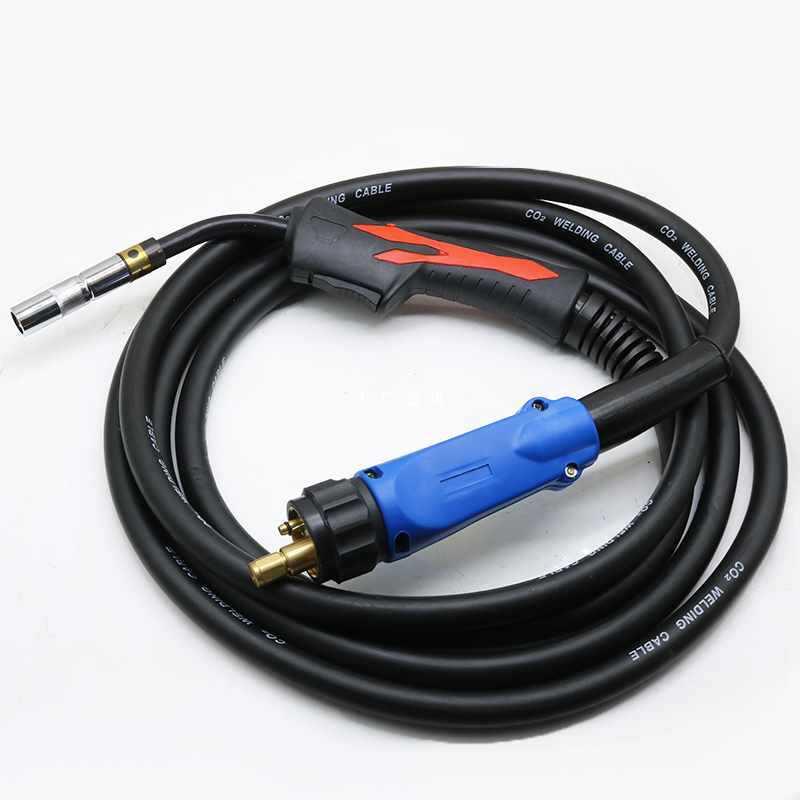5IJOOTC气保二保焊枪350二氧化碳气保焊机500配件大全200A把线加