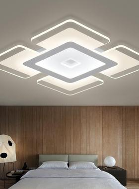 天空之城超薄长方形大气客厅灯卧室灯书房灯现代北欧led吸顶灯具