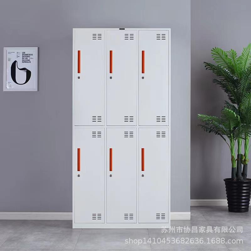 苏州钢制拆装薄边46门更衣柜铁皮柜健身房浴室工厂员工宿舍换衣柜