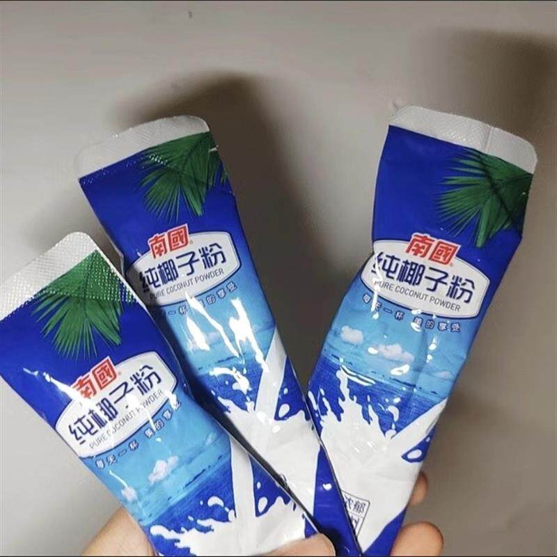 南国纯椰子粉10g装无添加白砂糖家用速溶椰粉冲调冷饮散装小包装