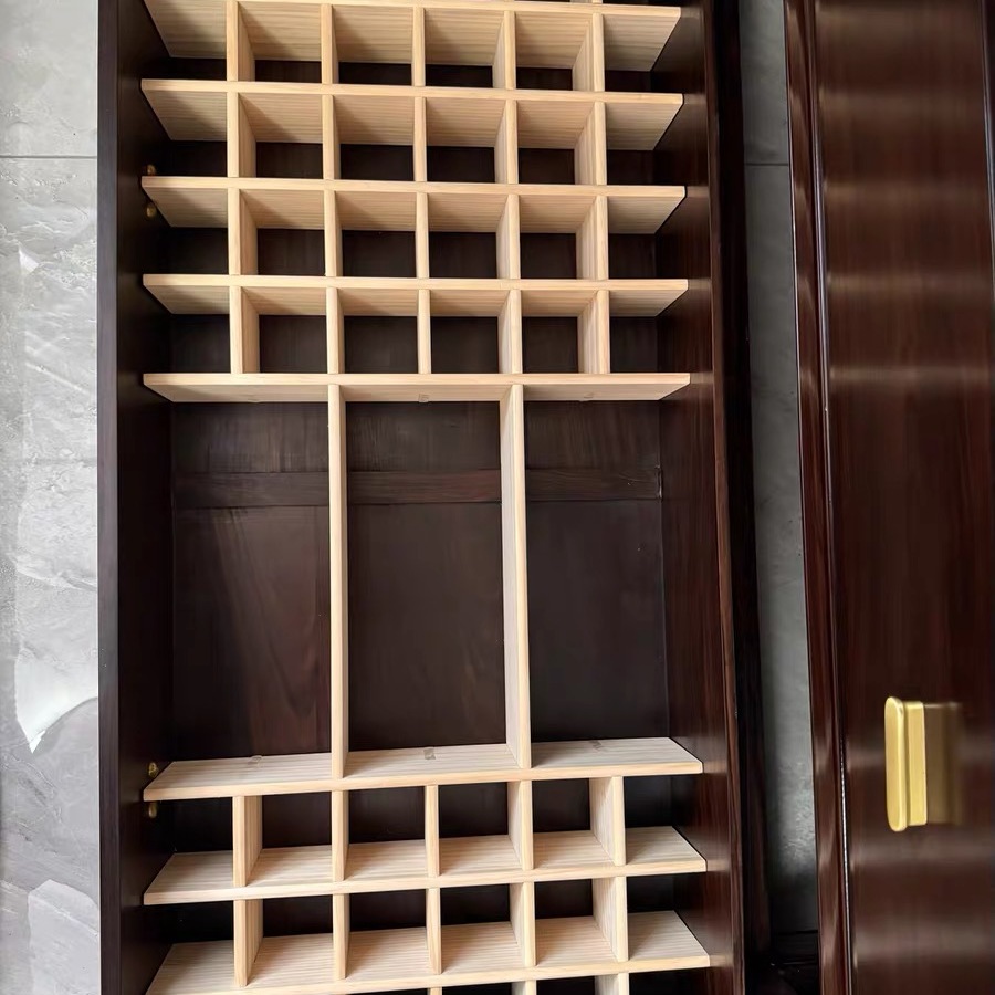 实木抽屉分隔板片内衣袜子收纳整理格子自由组合衣柜隔断分层板