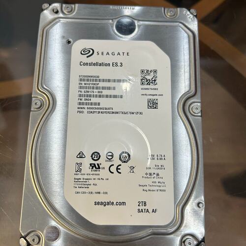 可维修希捷企业级2T，3.5寸，sata接口，ST2000NM00议价