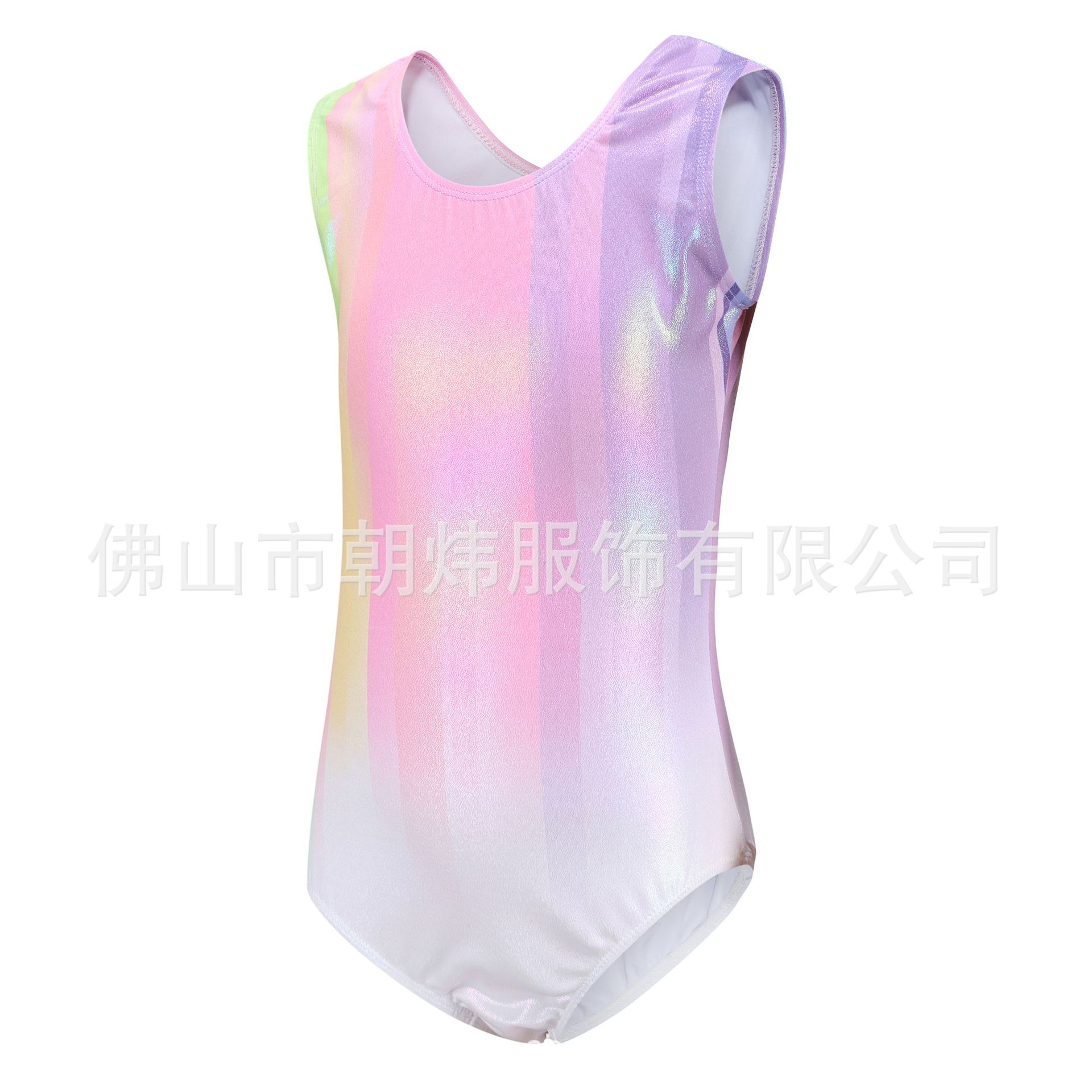 专业儿童体操服烫金体操服儿童舞蹈服表演服紧身衣儿童练功服