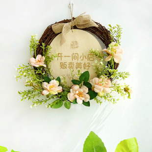 新年环装饰门挂墙面免钉遮丑挂件卧室儿童房间电视背景墙上挂件