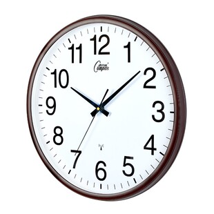 康巴丝钟表挂钟客厅静音挂表大号电子钟定制标准化考场电波钟