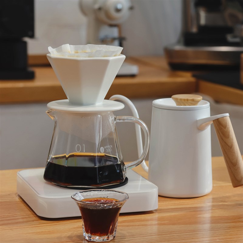 手冲咖啡装 V0杯 手冲壶 咖啡分享壶手冲咖啡器具装三件