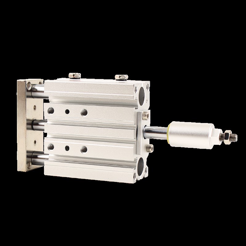 带导杆行程可调节三轴三杆气缸MGPMJ12/16/20/25/32/40/50-30XC8