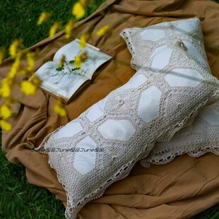 法式桌布棕驼色复古野餐美食背景布咖啡甜品小茶几长条桌垫布