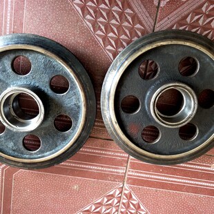 艾禾导向轮新款加大履带收割机耕田机张紧轮浙江中联农用机械