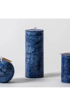 中古欧式复古风装饰手工圆柱大蜡烛浪漫欧式餐桌茶几香薰装饰品