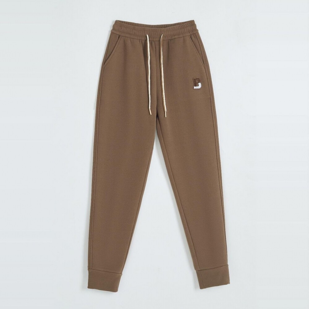 2024 冬季防风裤百搭束脚加厚卫裤保暖加绒防风大码情侣休闲裤25