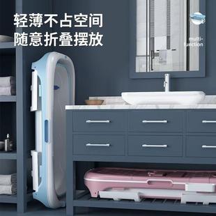 成泡躺澡桶大可人可折叠浴缸XX人洗澡盆全身汗蒸加厚大号坐家用