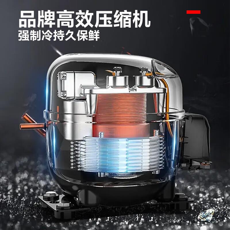 商用鲜肉展示柜冷藏卧式拉帘白色灯冰柜拉帘款白色灯升级款