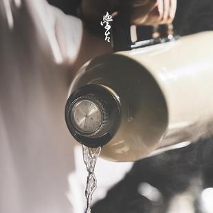 复古暖壶热水瓶家用保温壶办公商务不锈钢焖茶壶 一原传家壶中式