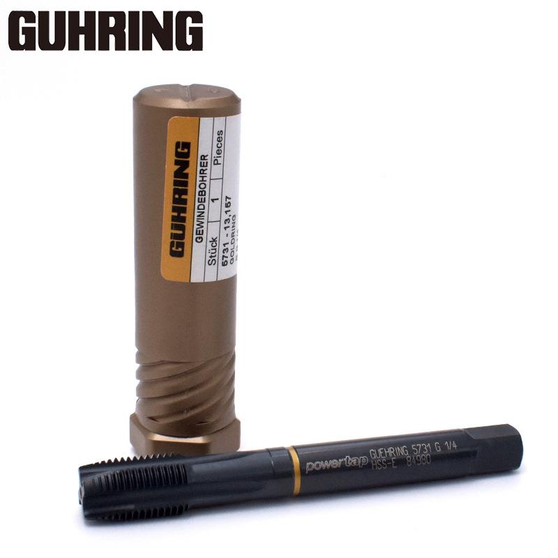 德国端G进黄圈管牙口GUH/RING钴领黄圈管牙先丝攻G1/814G3/8G1/2G